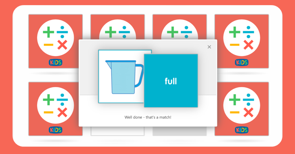 Year 1 Compare Capacity Matching Game