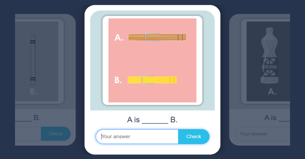 Year 1 Compare Lengths Activities