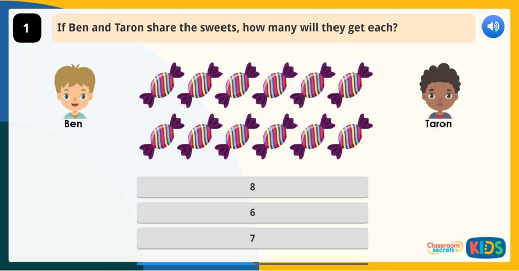 Year 1 Find Half Activities