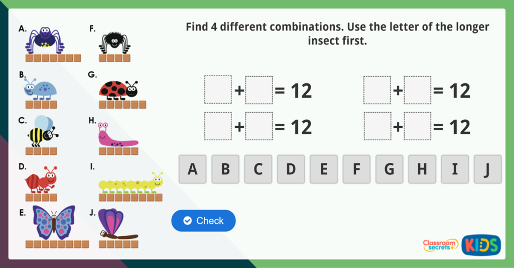 Year 1 Measure Lengths Activities