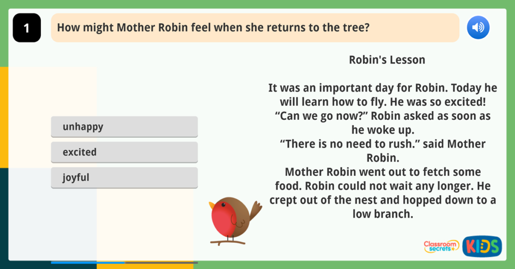 Year 1 Prediction Reading Comprehension