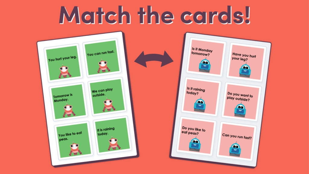 Year 1 Using Question Marks Matching Game