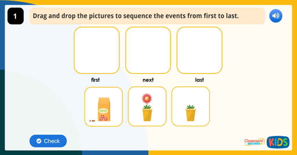 Year 1 Time Language Activities