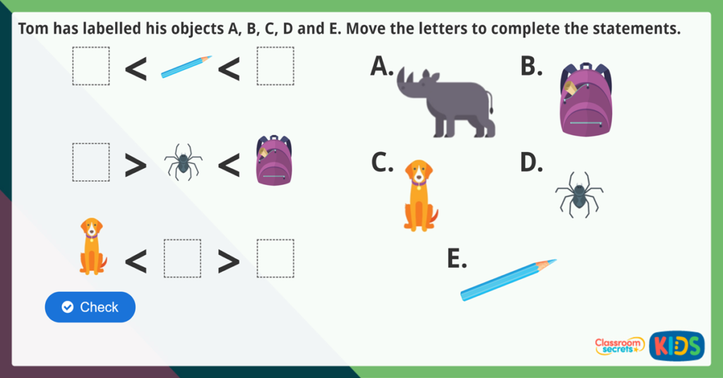 Year 2 Compare Mass Activities