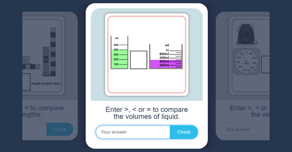Year 2 Compare Measurements Activities