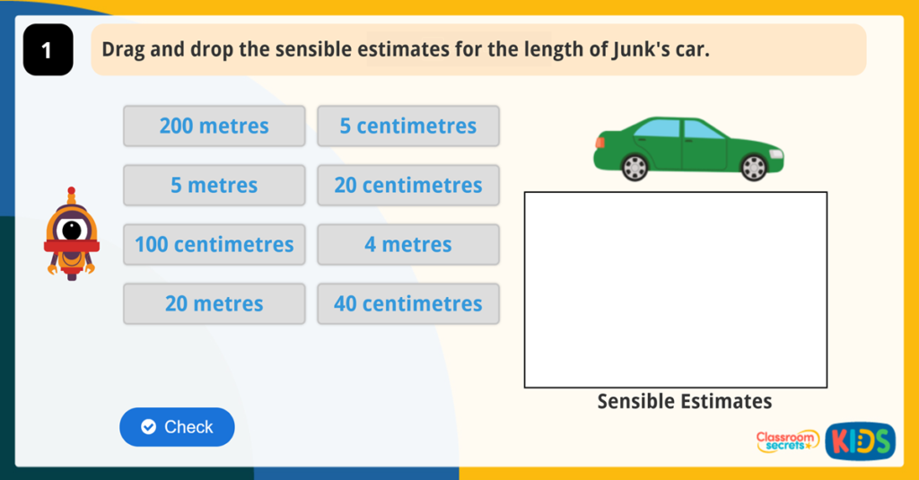 Year 2 Estimate Length and Mass Activities