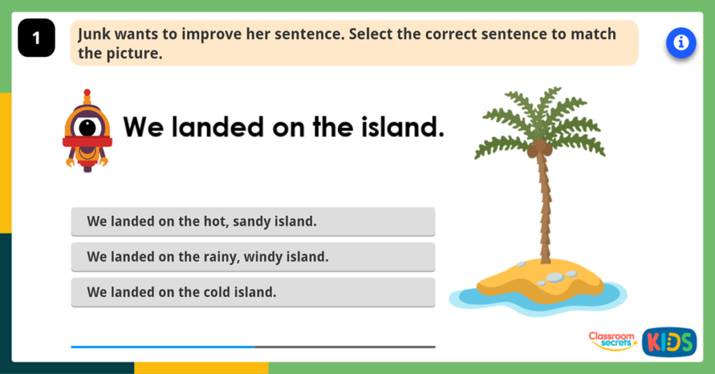 Improving Sentences Game