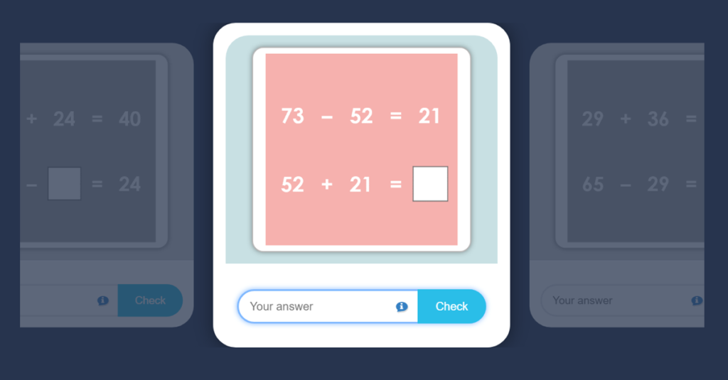 Year 2 Inverse Operations Flashcards Game