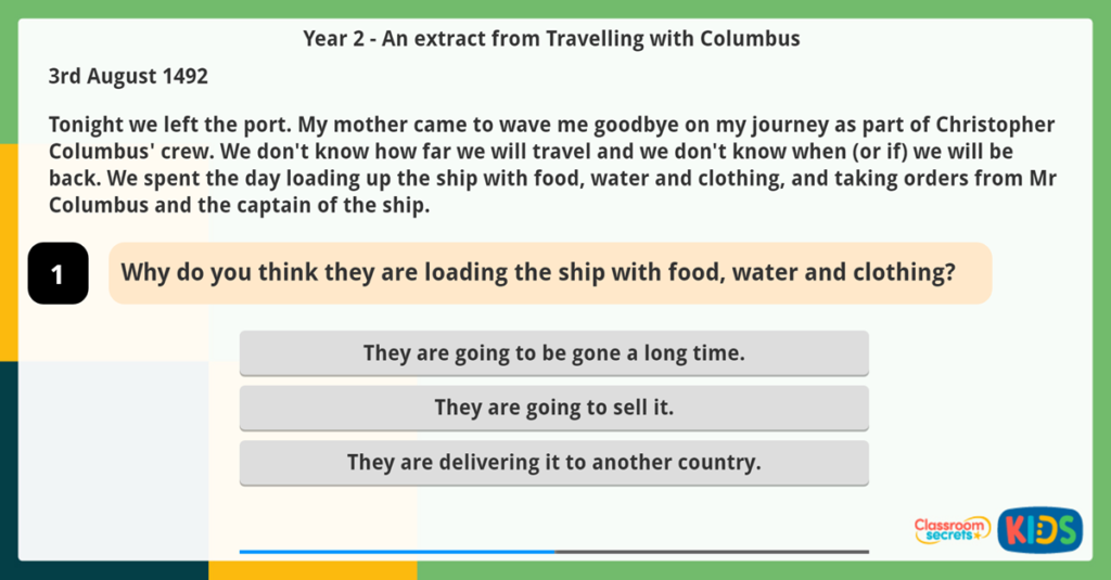 Year 2 Inferences in Fiction