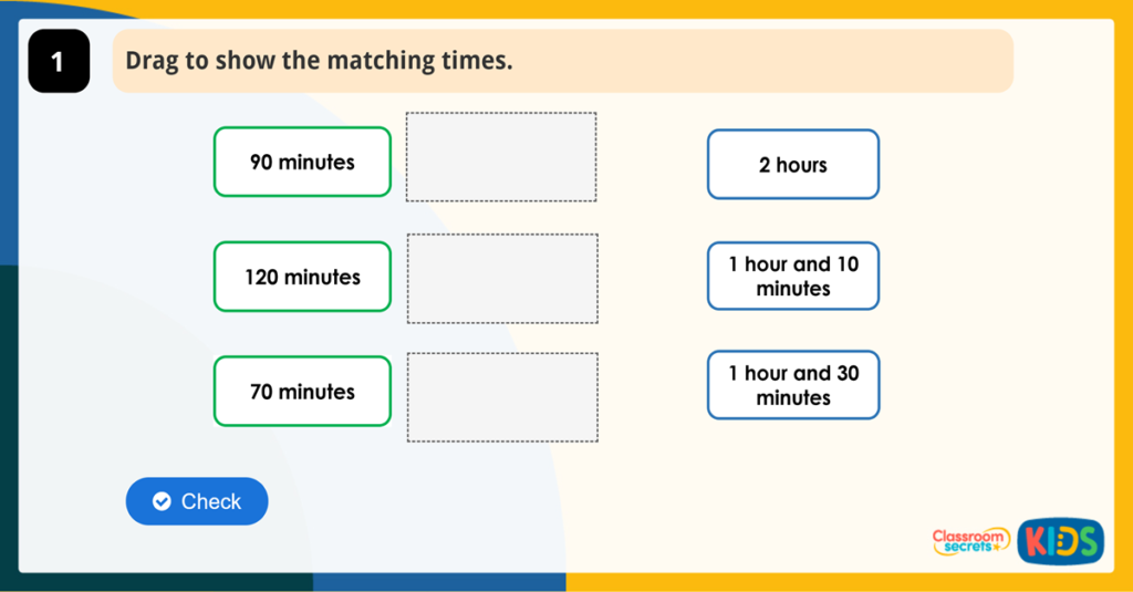 Year 2 Minutes Hours and Days Activities