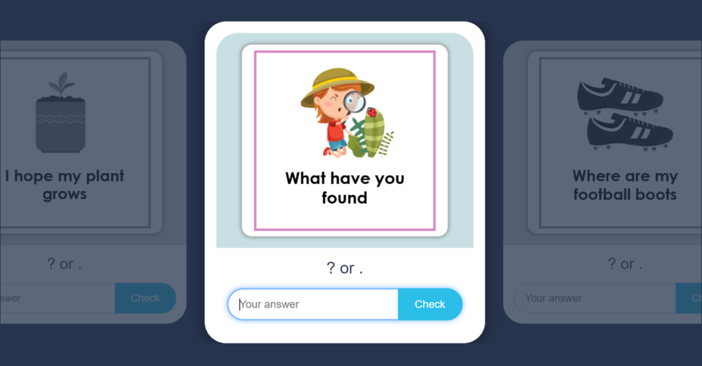 Year 2 Question Sentences Game