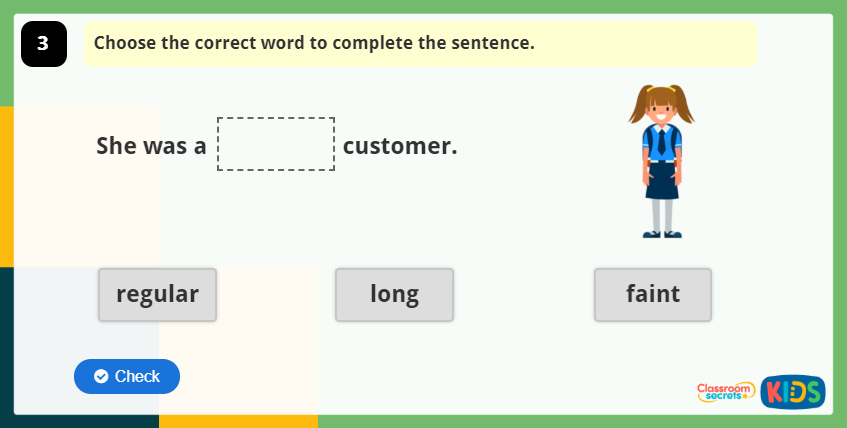 Year 2 Vocabulary Challenge 8