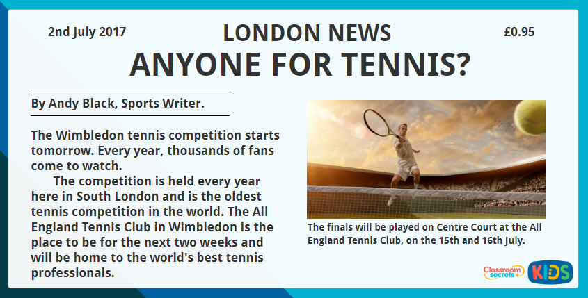 Comparisons within the Text Reading Activity