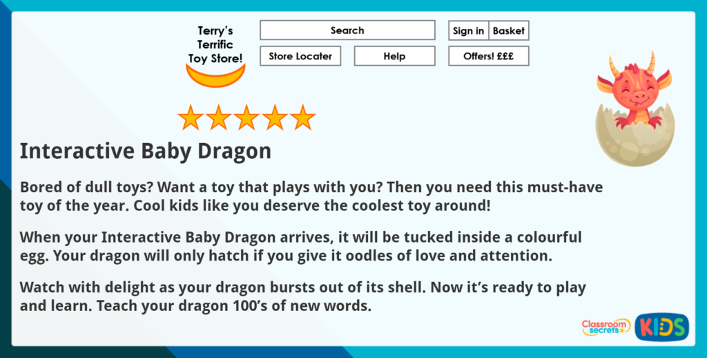 Year 4 Enhancing Meaning Game 1