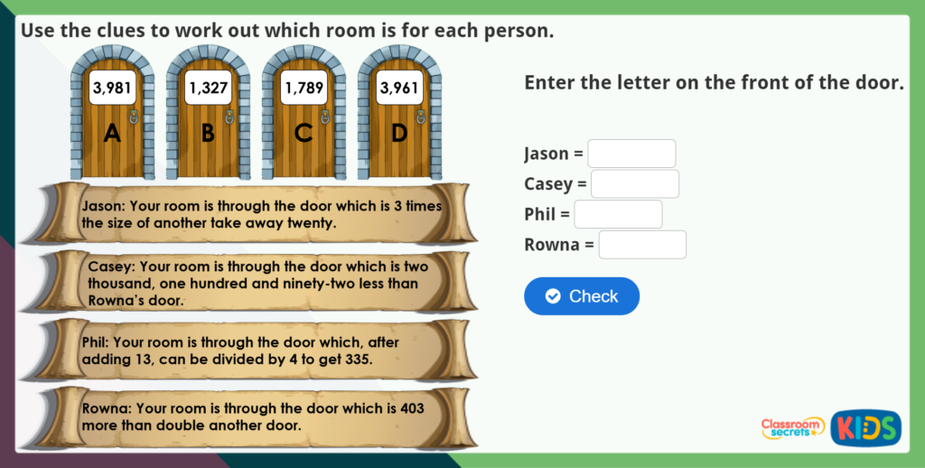Year 5 Problem Solving Maths Challenge