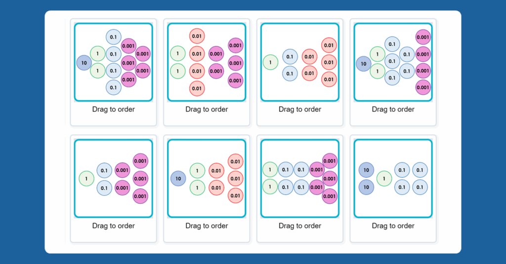 Year 5 Order Decimals Activities