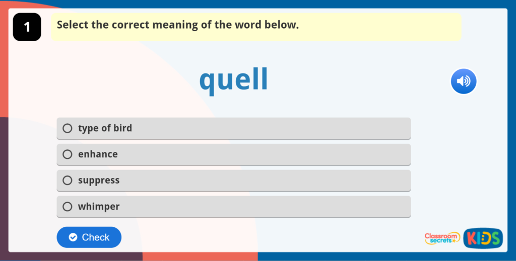 Year 5 Vocabulary Challenge Week 7