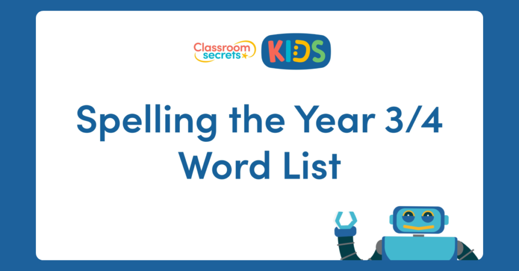 Year 3 Spelling the Year 3/4 Word List Video Tutorial