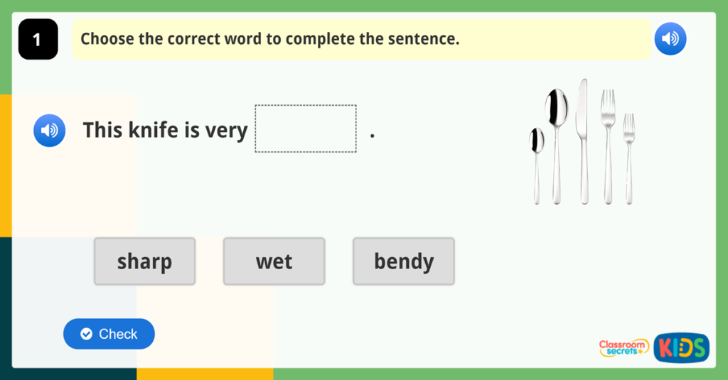 Year 1 Vocabulary Challenge 9