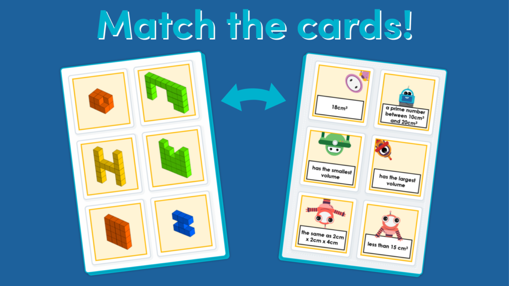 Year 5 Estimate Volume Matching Game