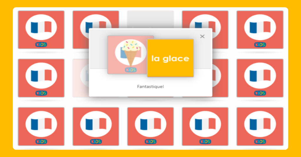 Matching French Foods Game