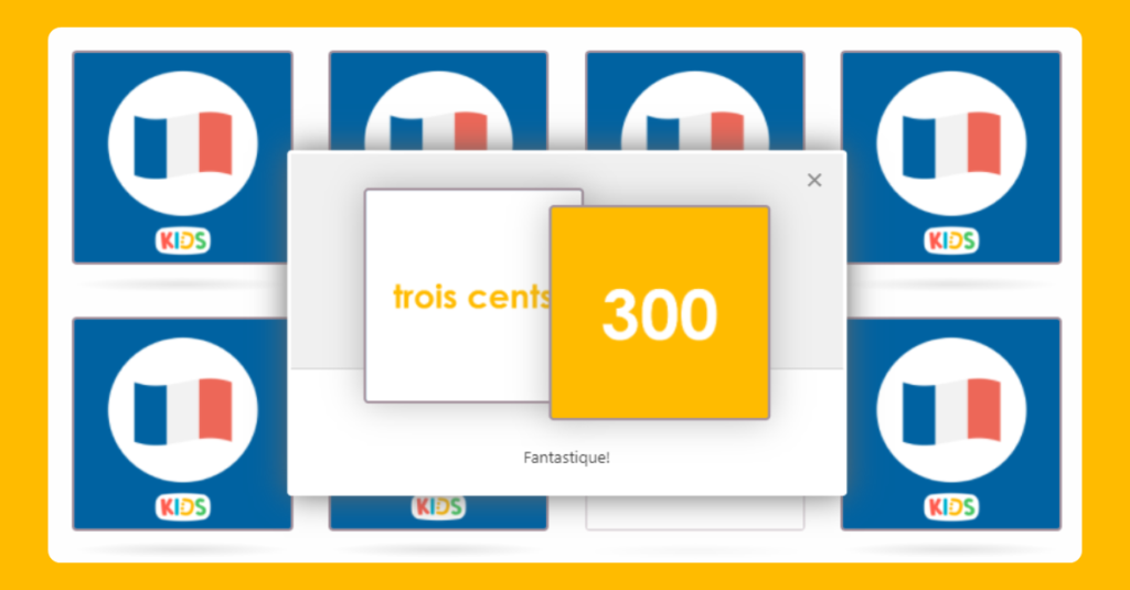 Matching French Numbers Beyond 100 KS2