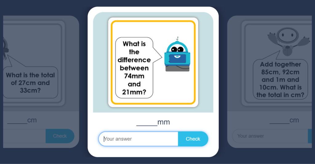 Year 3 Add and Subtract Lengths Game