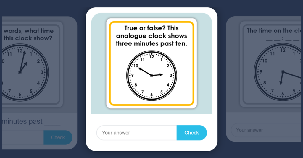 Year 3 Telling the Time Flash Cards