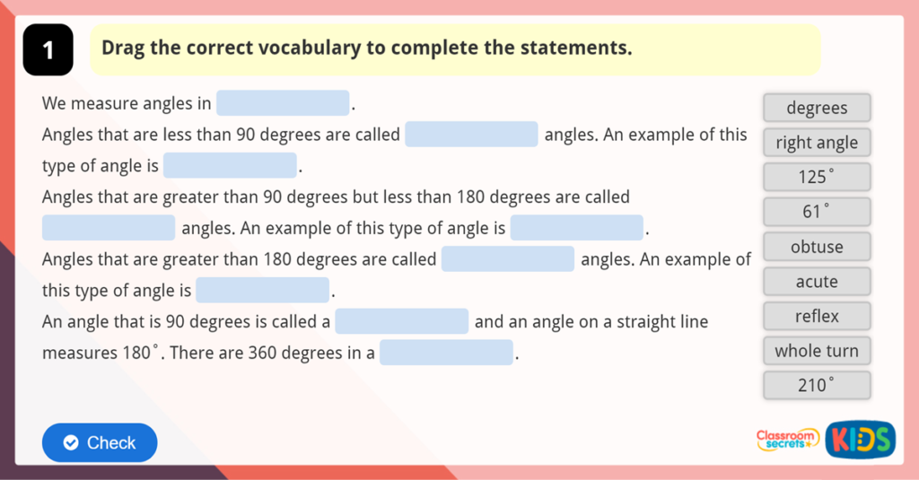 Year 5 Angles Activity
