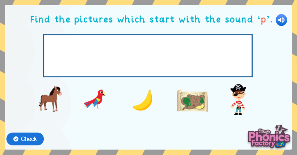 Phase 2 initial sound game