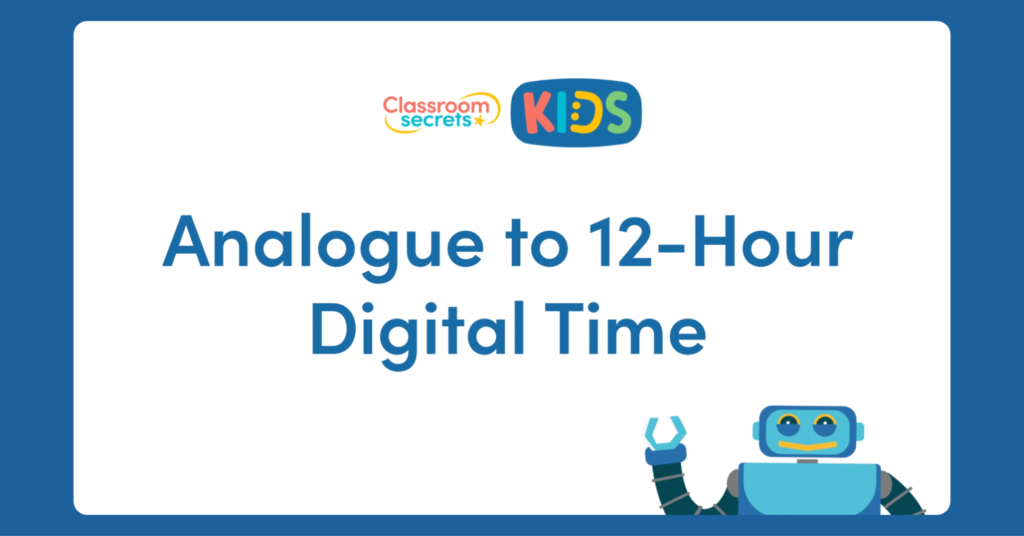 Analogue to 12-Hour Digital Time Video Tutorial