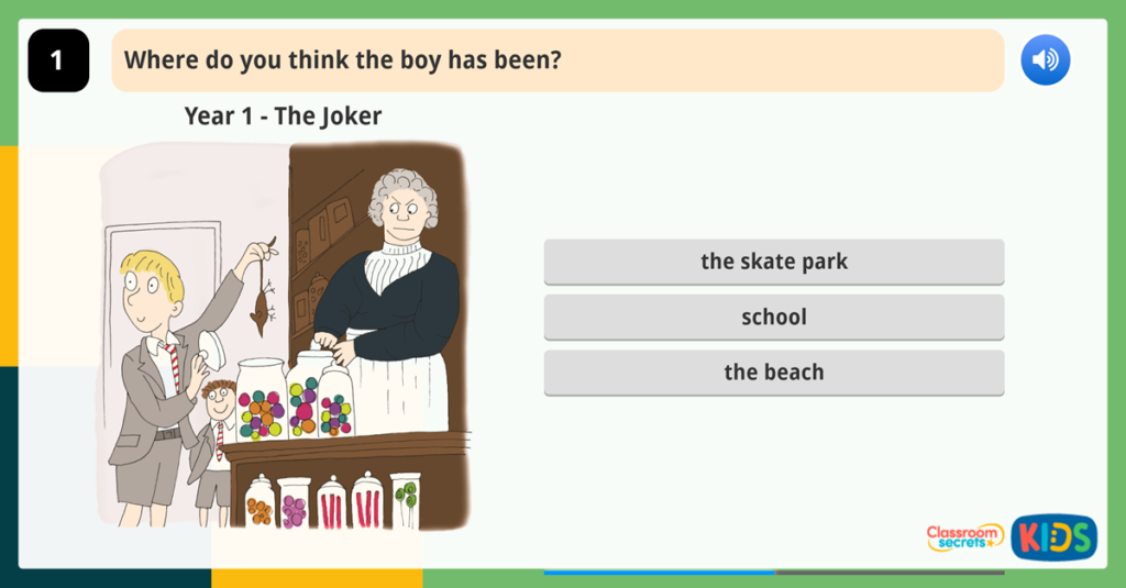 Year 1 Inferences Activities