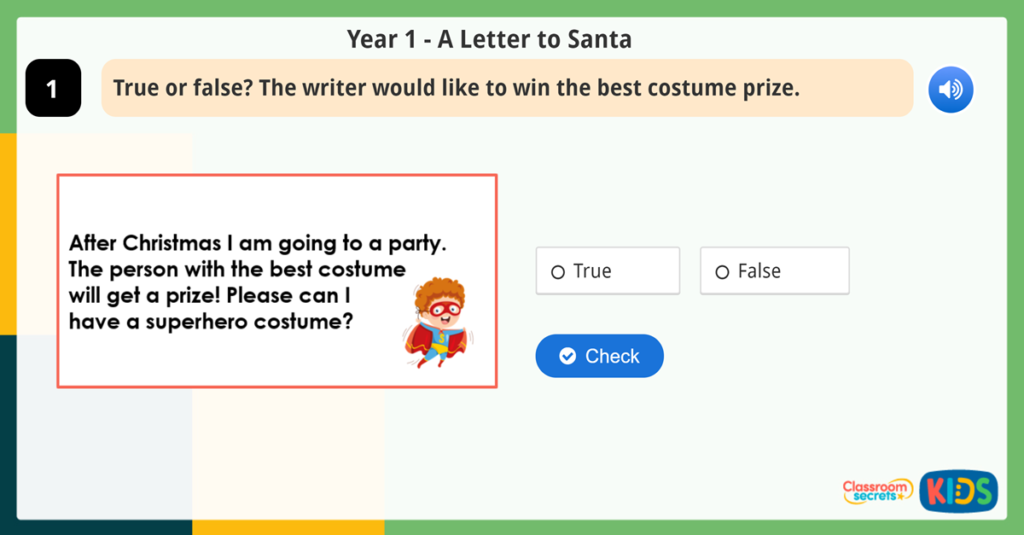 Year 1 Make Predictions Reading Comprehension