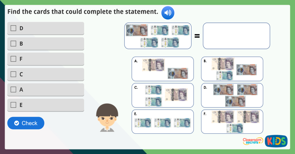 Year 1 Value of Notes Activities
