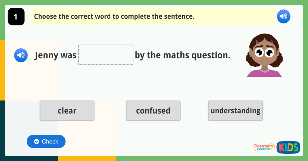 Year 1 Vocabulary Challenge 11