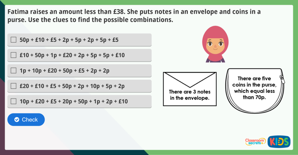 Year 2 Making Pounds and Pence Activities