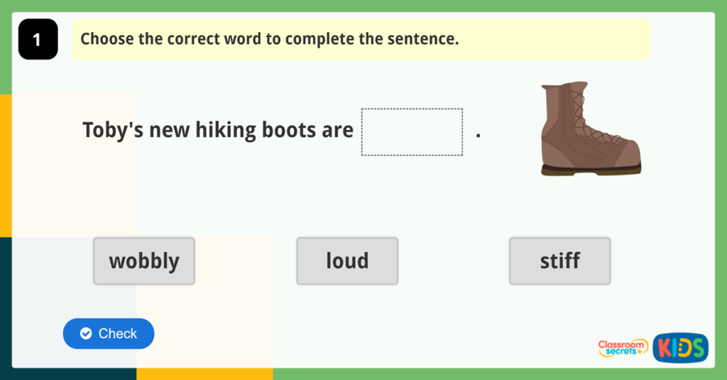 Year 2 Vocabulary Challenge 11