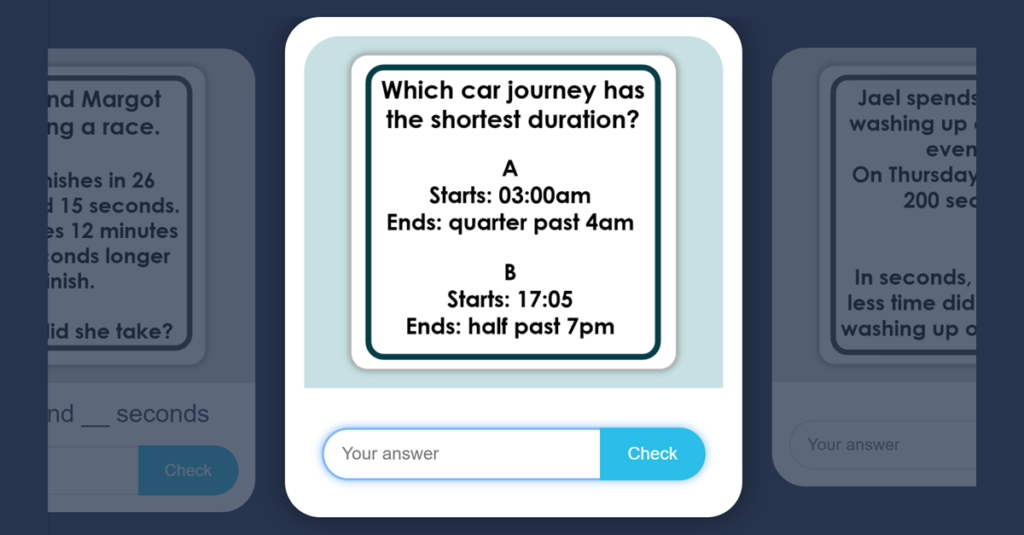 Year 3 Compare Durations Activities
