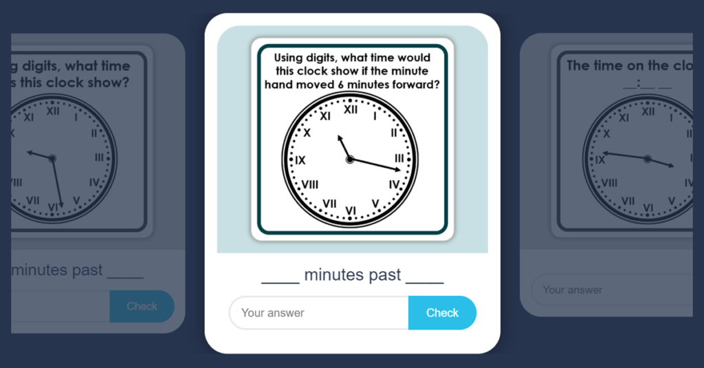 Year 3 Tell the Time Flash Card Game