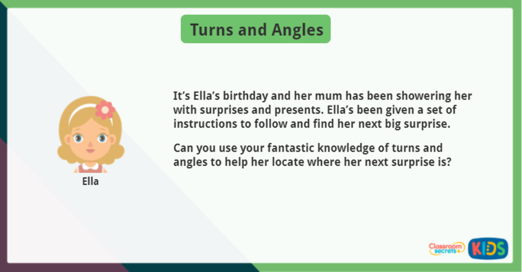 Year 3 Turns and Angles Maths Challenge