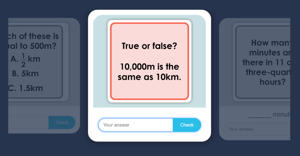 Year 4 Converting Length and Time Game