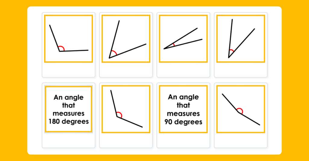 Year 4 Order Angles Sequencing Game