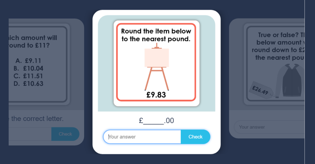 Year 4 Rounding to Estimate Measures Game