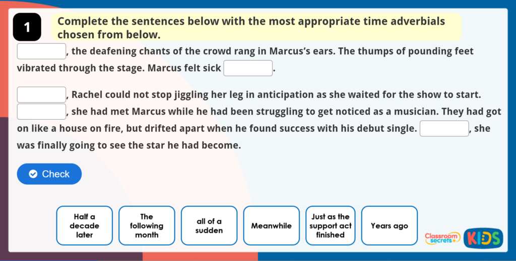 Year 5 Building Cohesion Game 1