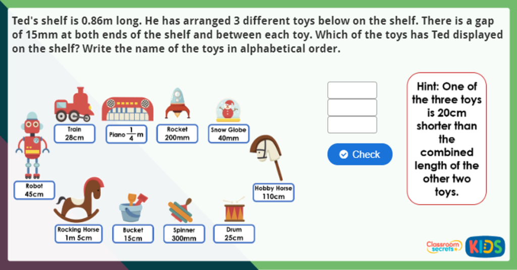 Year 5 Convert mm, cm and m Maths Activity