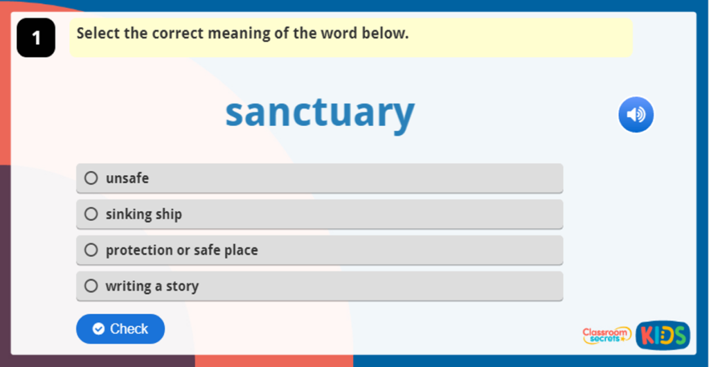 Year 5 Vocabulary Challenge 11