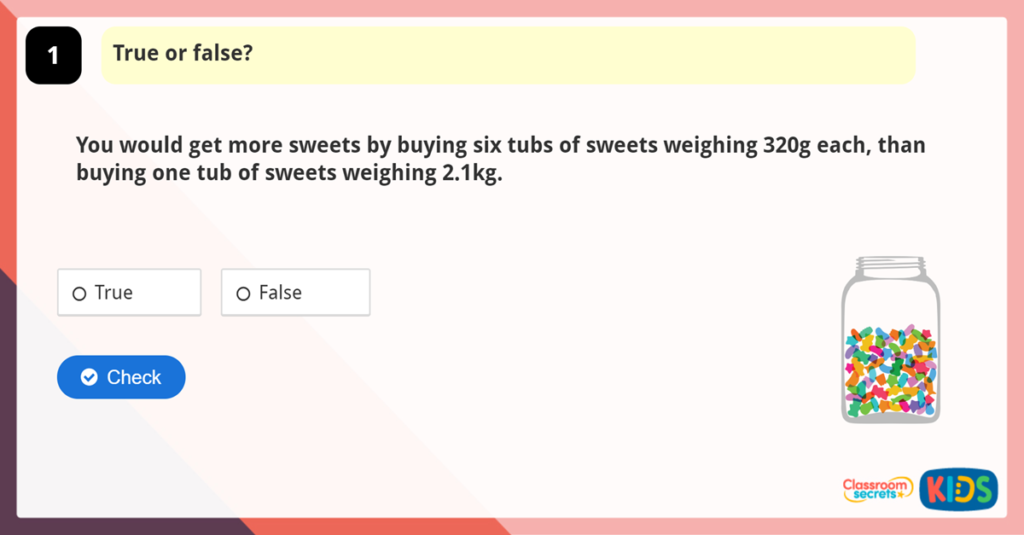 Year 6 Converting Units of Measure Game