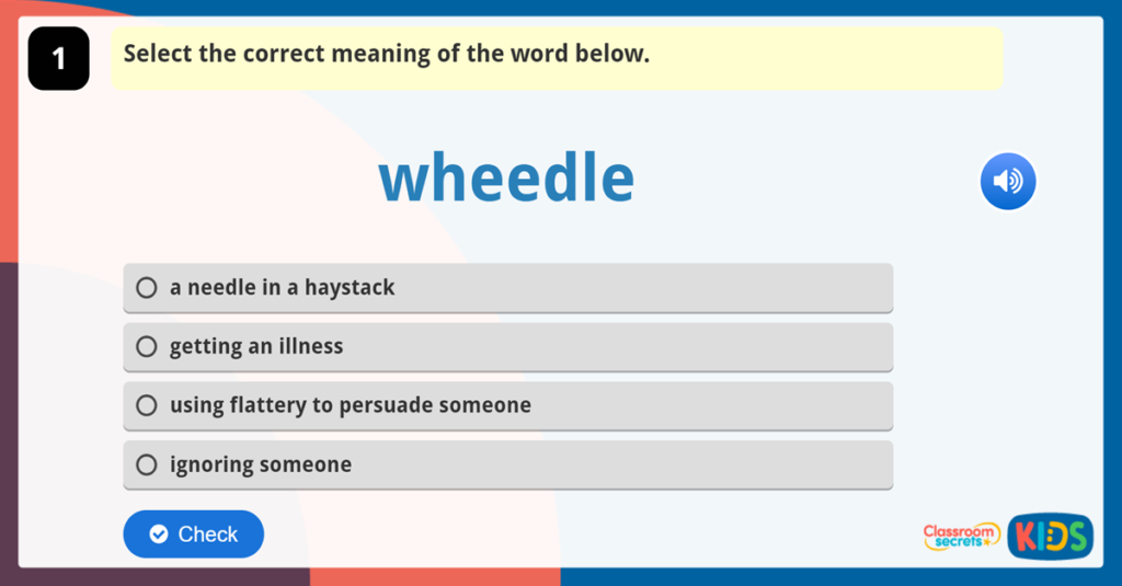Year 6 Vocabulary Challenge 11