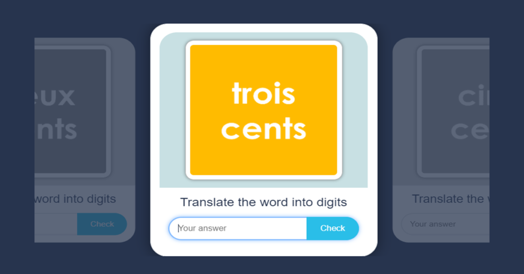 French Numbers Beyond 100 Activity