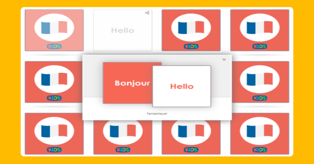 Simple French Vocabulary Activity